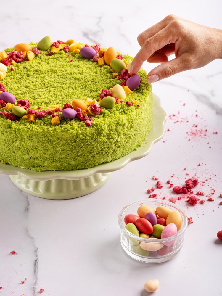 Velikonoční mechový dort OLLIES