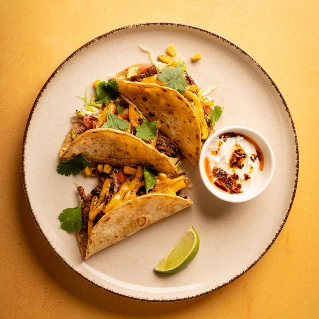 Tacos s trhaným hovězím masem OLLIES