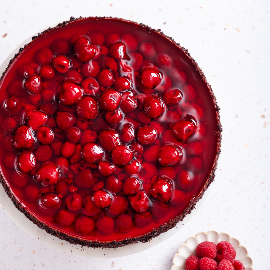 Čokomalinový dort Ollies